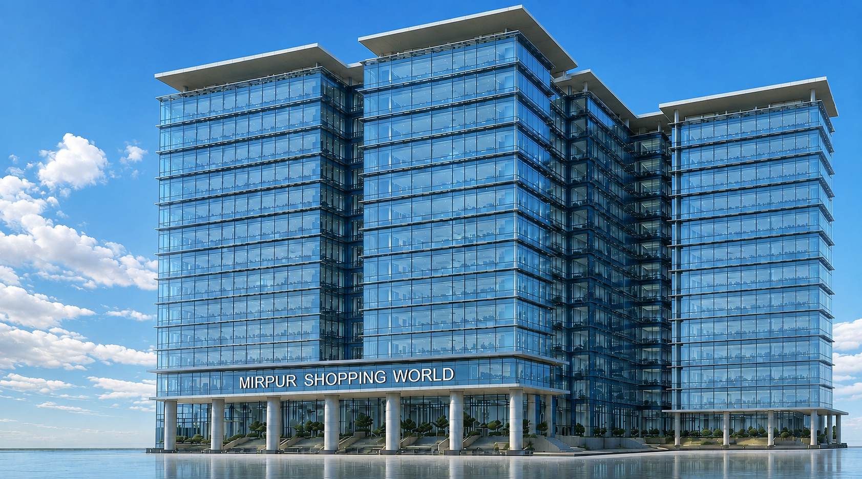 Mirpur Shopping World project rendering