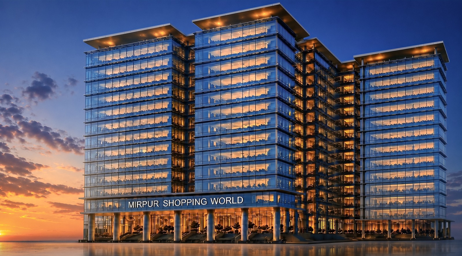 Mirpur Shopping World architectural rendering
